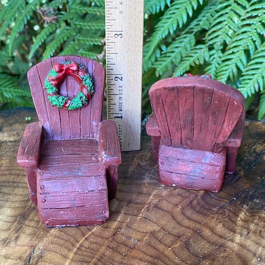 Winter Fairyland Adirondack Chairs