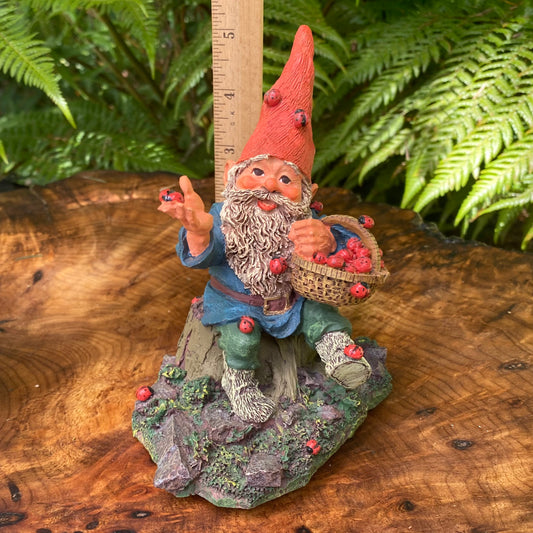 Gnome with Ladybugs