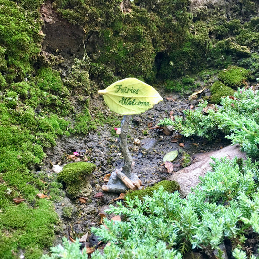 Fairy Sign - Fairies Welcome