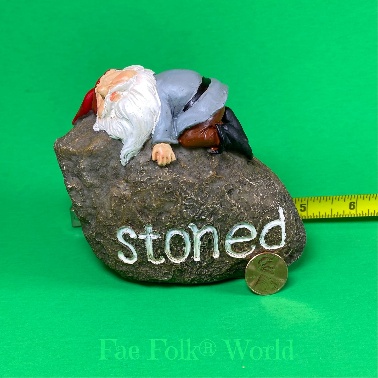Stoned Mini Garden Gnome