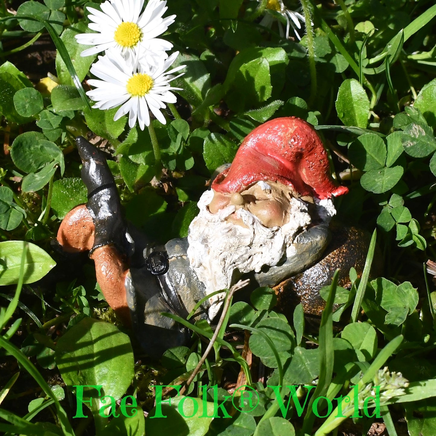 Mini Garden Gnome Napping