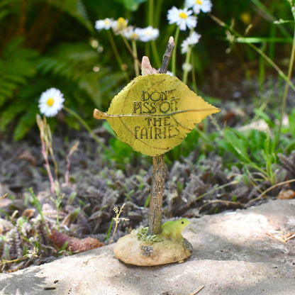 Fairy Sign - Don't Piss Off the Fairies