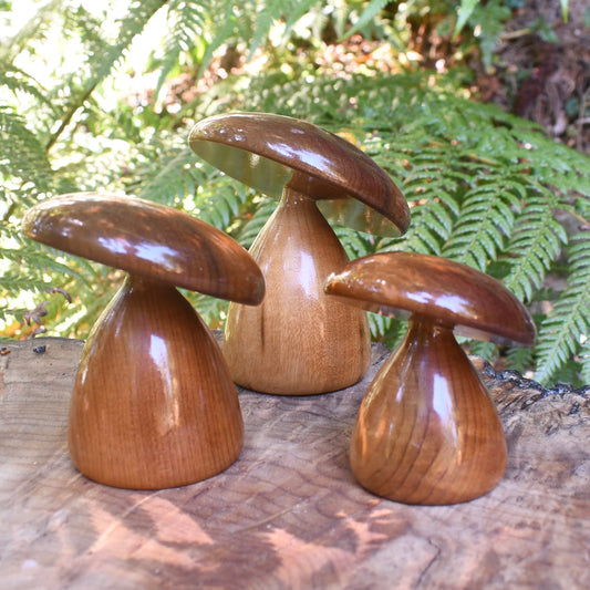 Myrtlewood Trio of Mushrooms