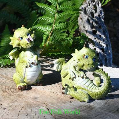 Playful Pair of Mini Dragons