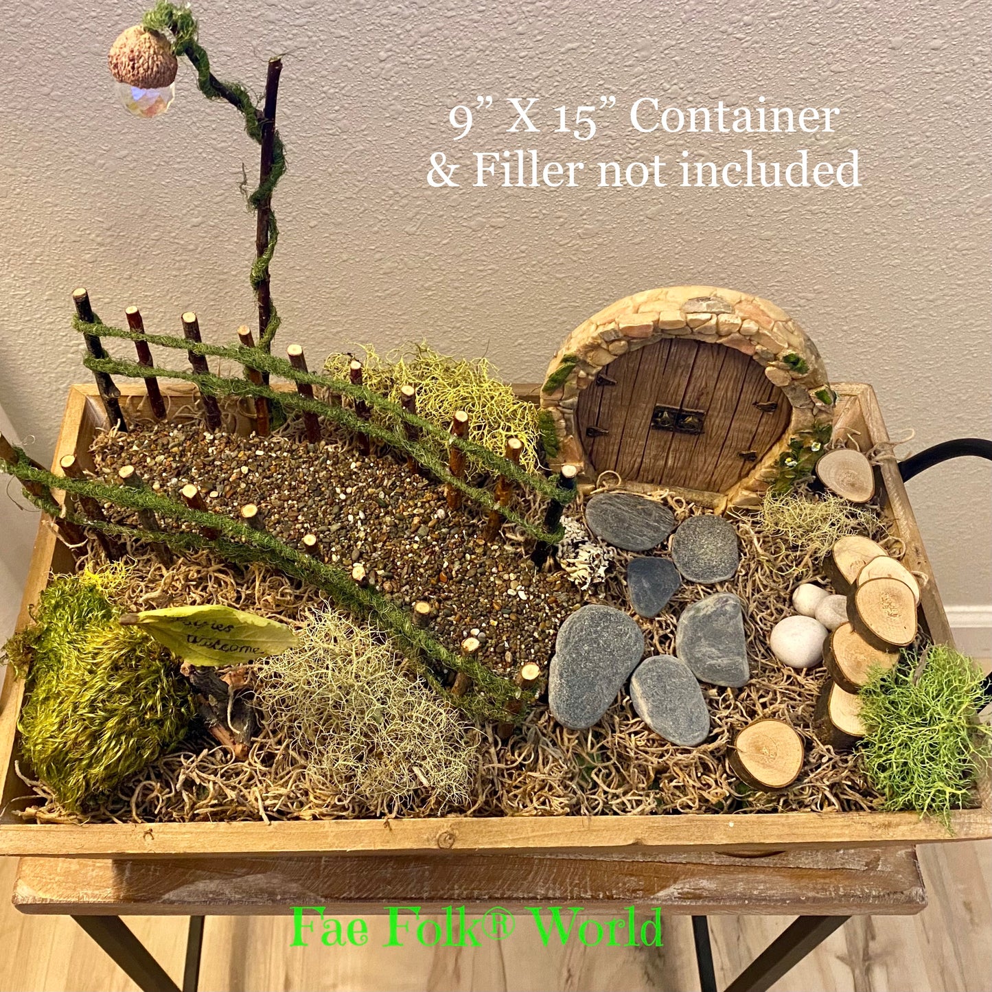 Fairy Garden Kit with 9 unique items