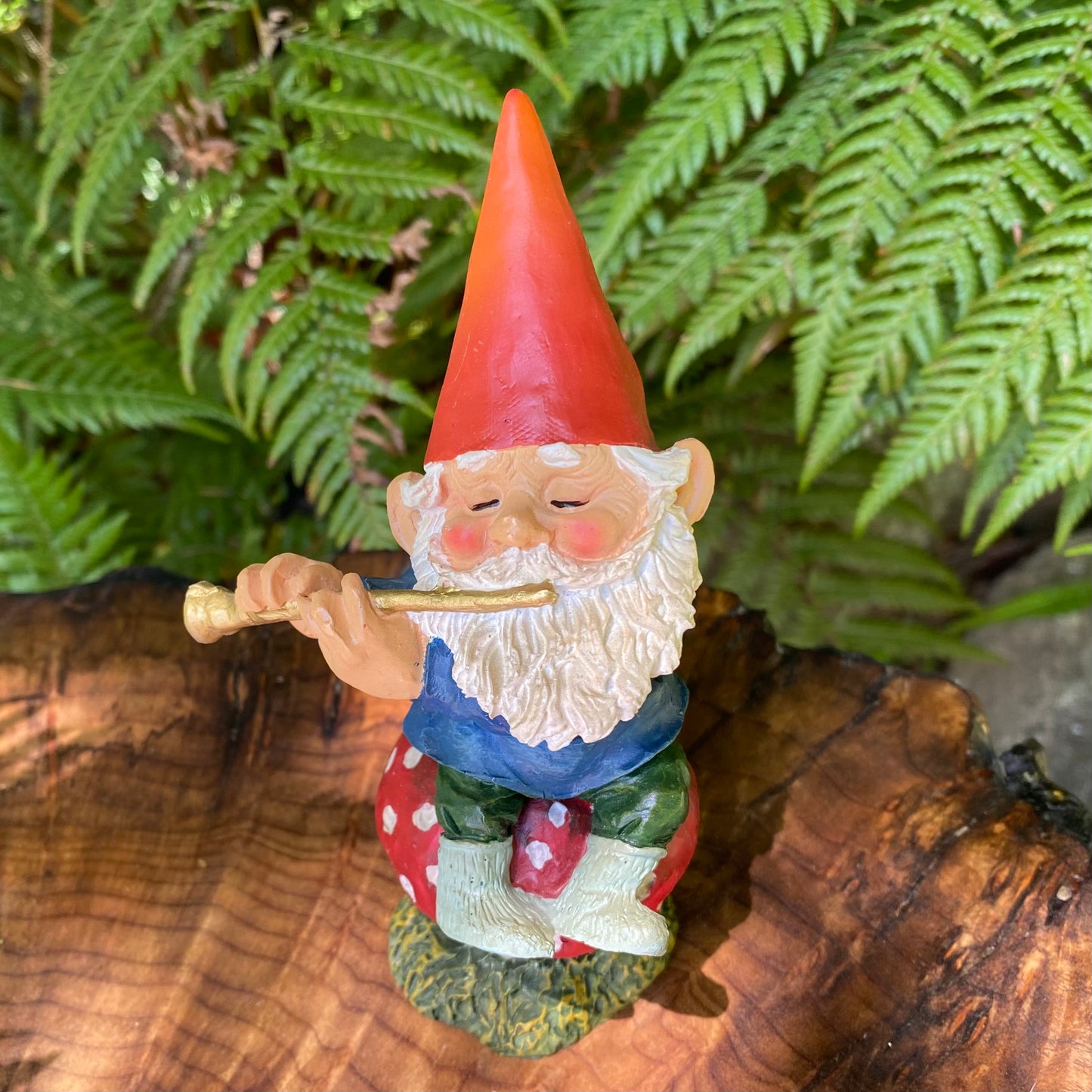 Gnome Playing Flute