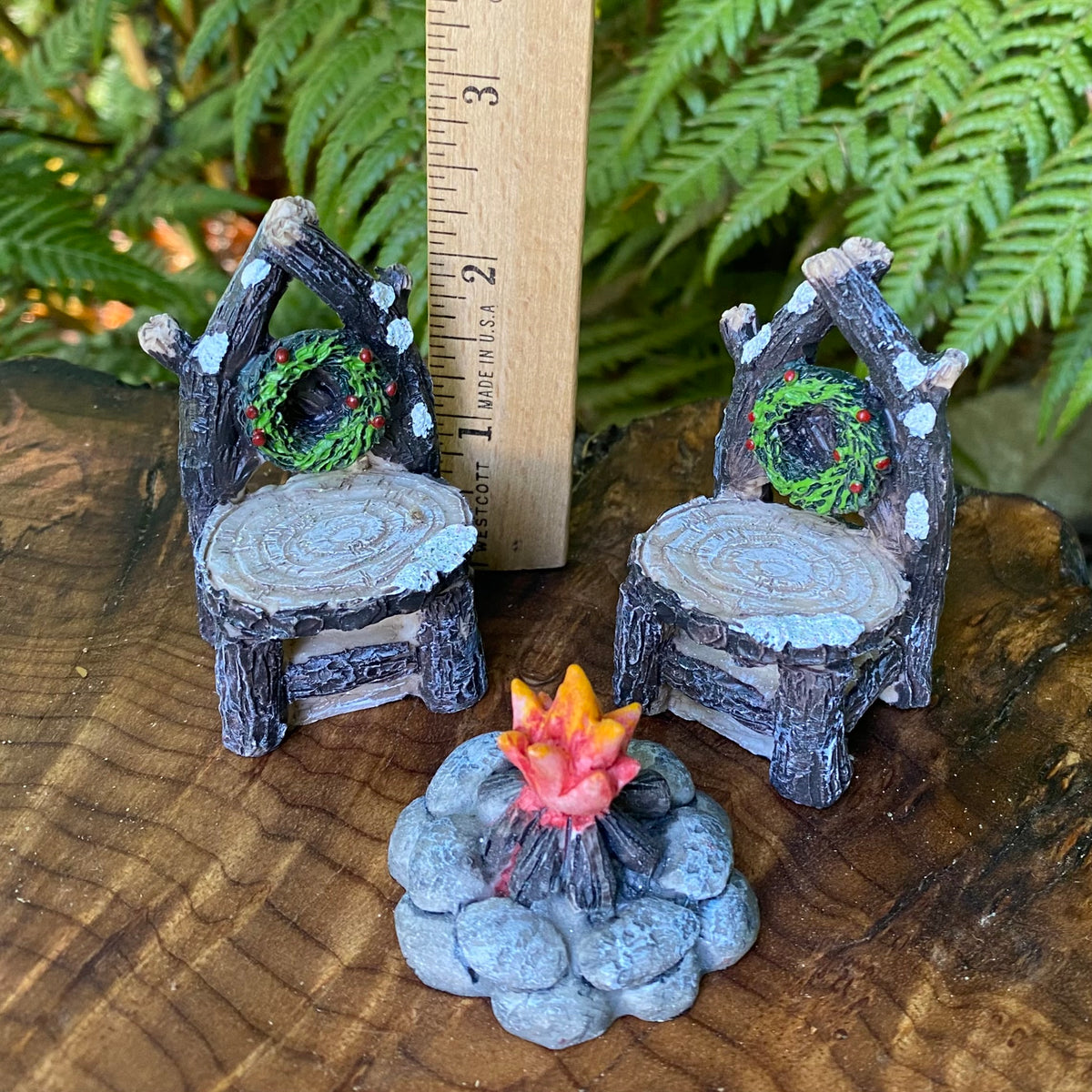 Winter Fairyland Birch Log Gazebo