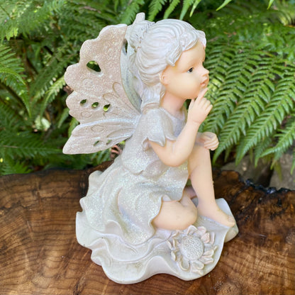 Lilypad Cherub Fairy - Thinker