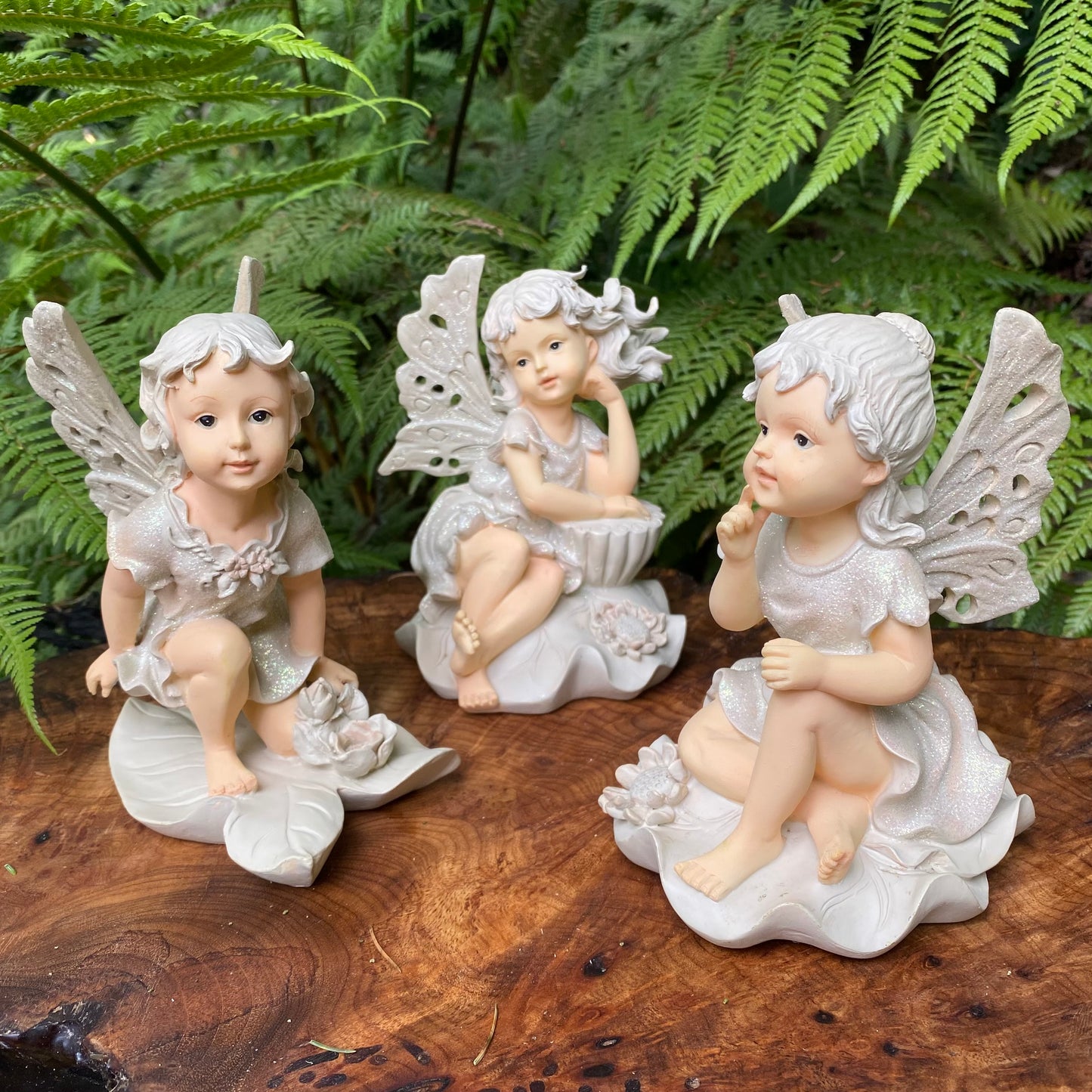 Lilypad Cherub Fairy - Thinker