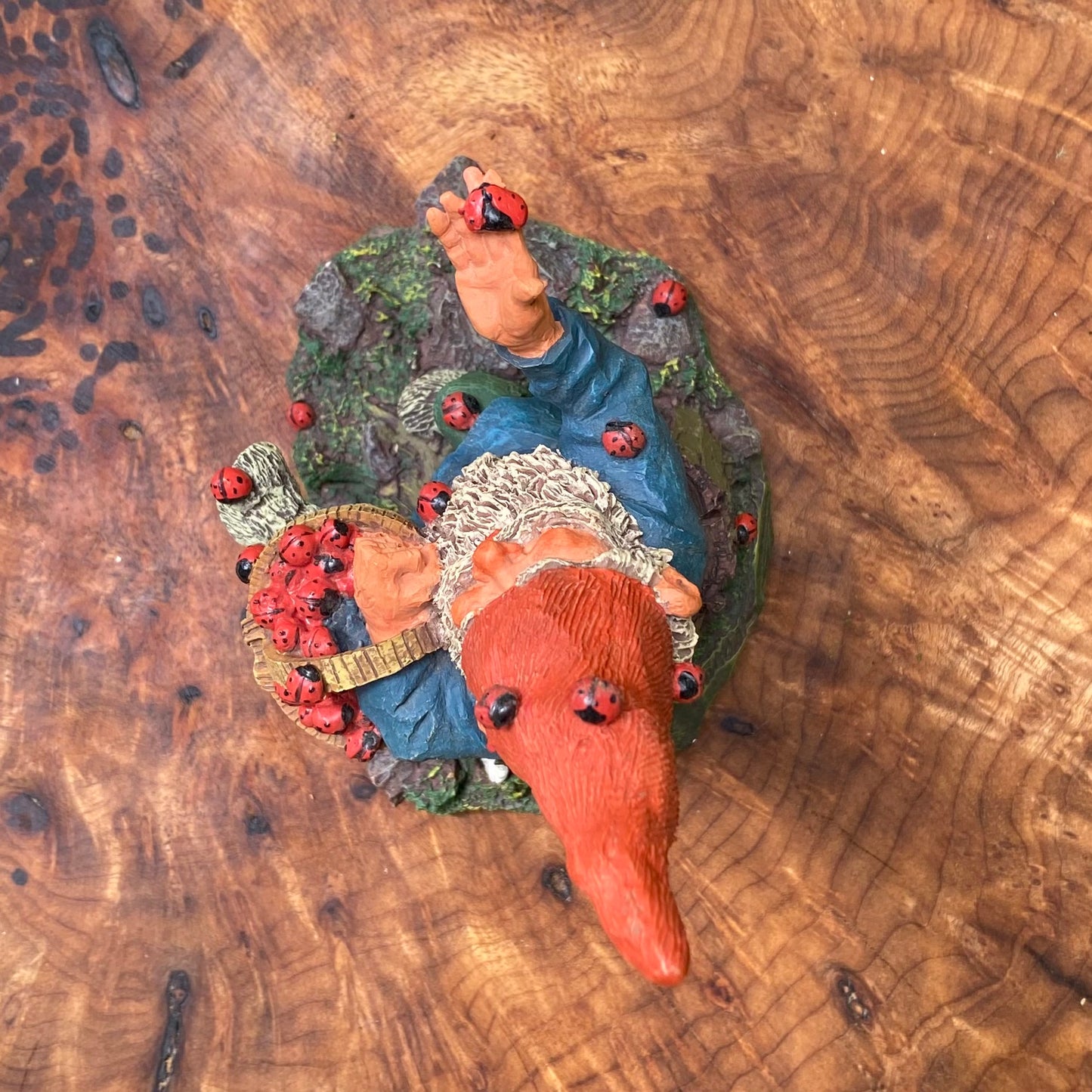 Gnome with Ladybugs