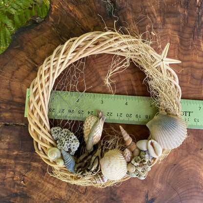 Handcrafted Coastal Seashell Wreath
