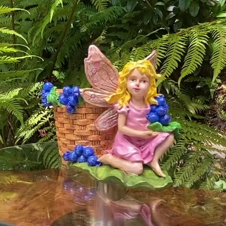 Blueberry Fairy Planter