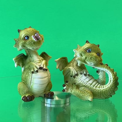 Playful Pair of Mini Dragons