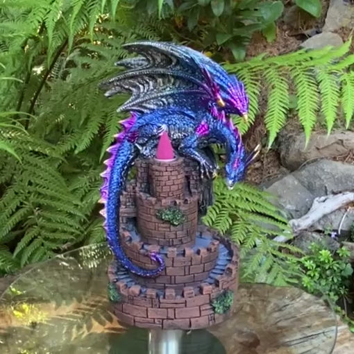 Dragon on Castle Incense Burner