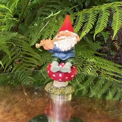 Gnome Playing Flute