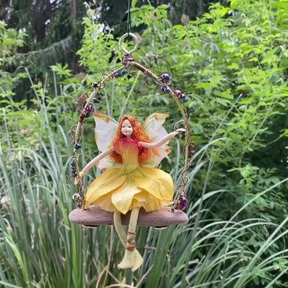 Handcrafted Fairy Garden Swing