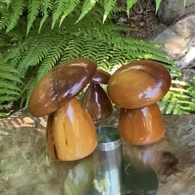 Myrtlewood Trio of Mushrooms