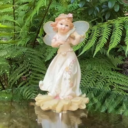 Flower Fairy Playing Fiddle