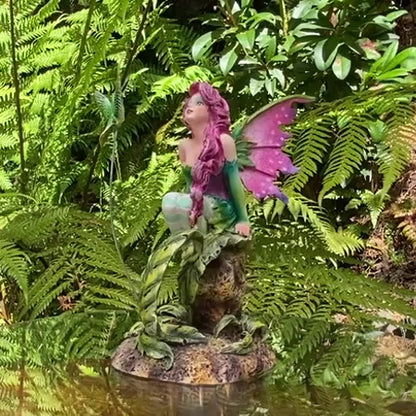 Fairy with Hummingbird