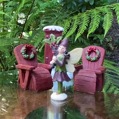 Winter Fairyland Adirondack Chairs