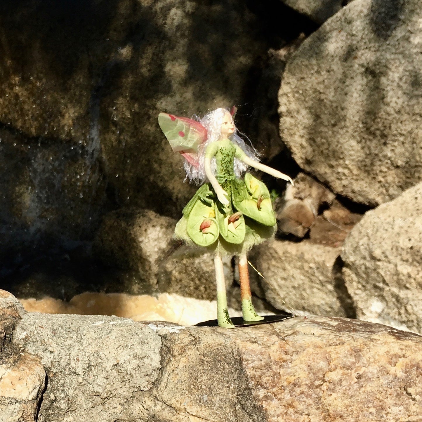 Fae Folk World Winged Flower Fairy Fern