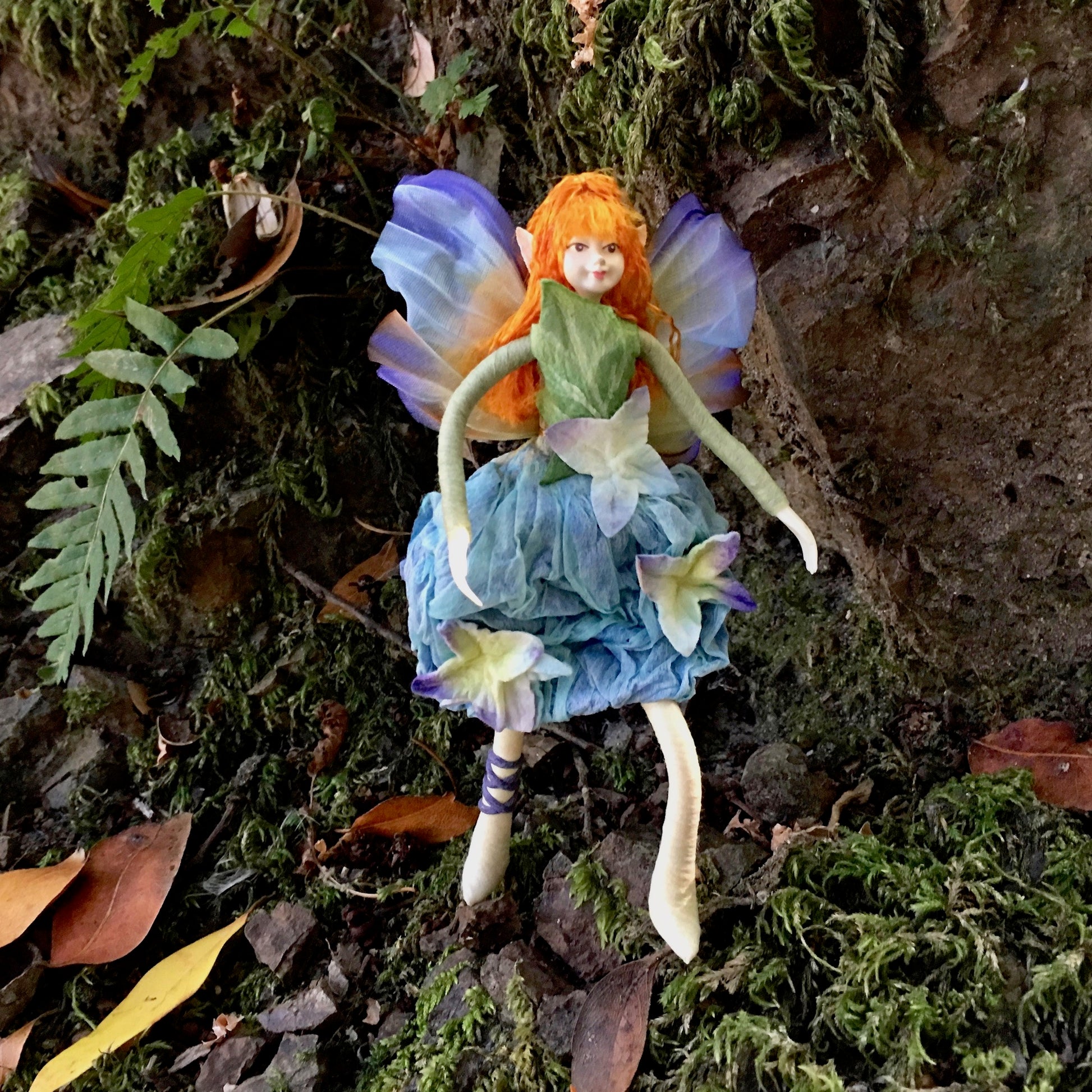 Fae Folk World Winged Flower Fairy Doll Feya