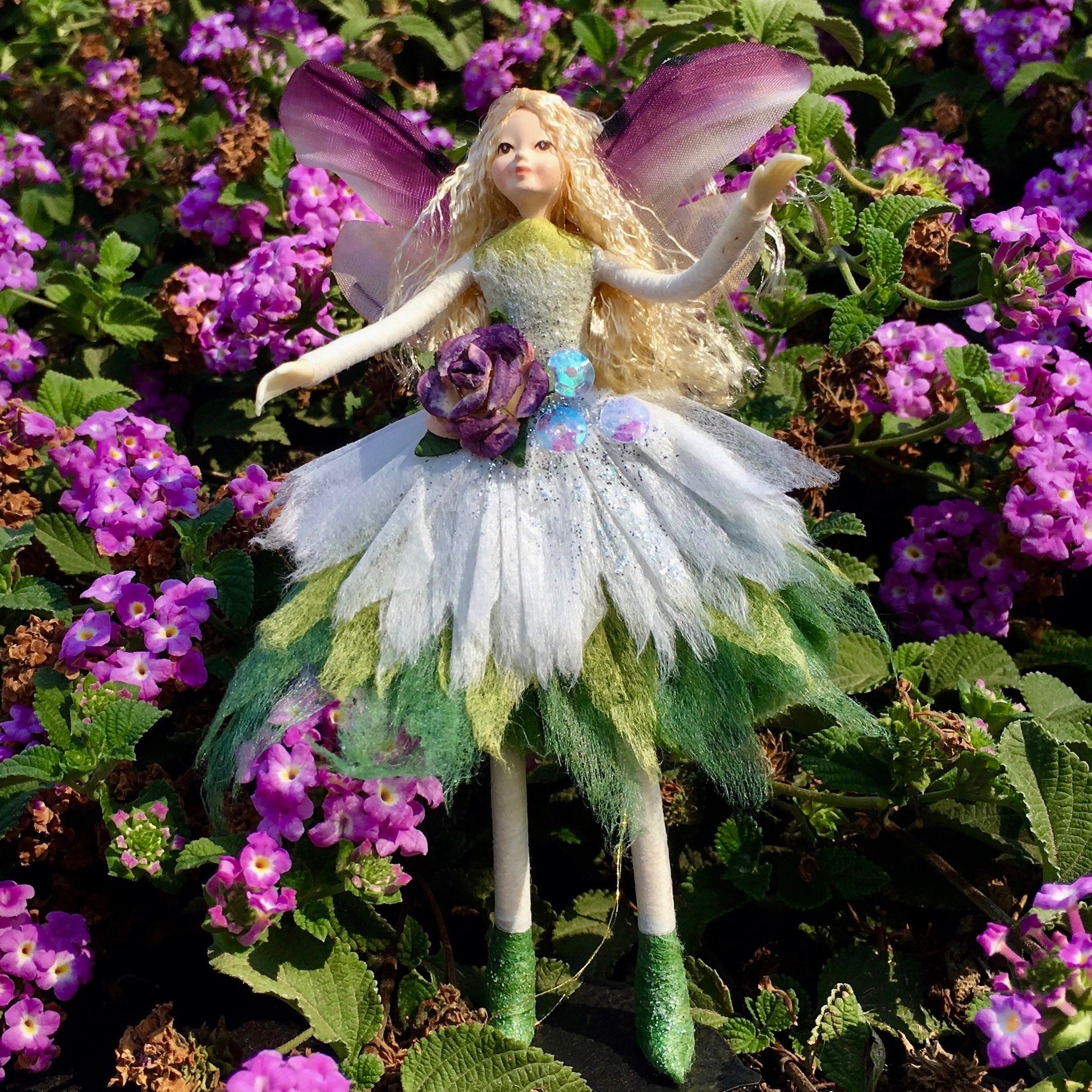 Fae Folk® World Winged Flower Fairy Doll Meadow