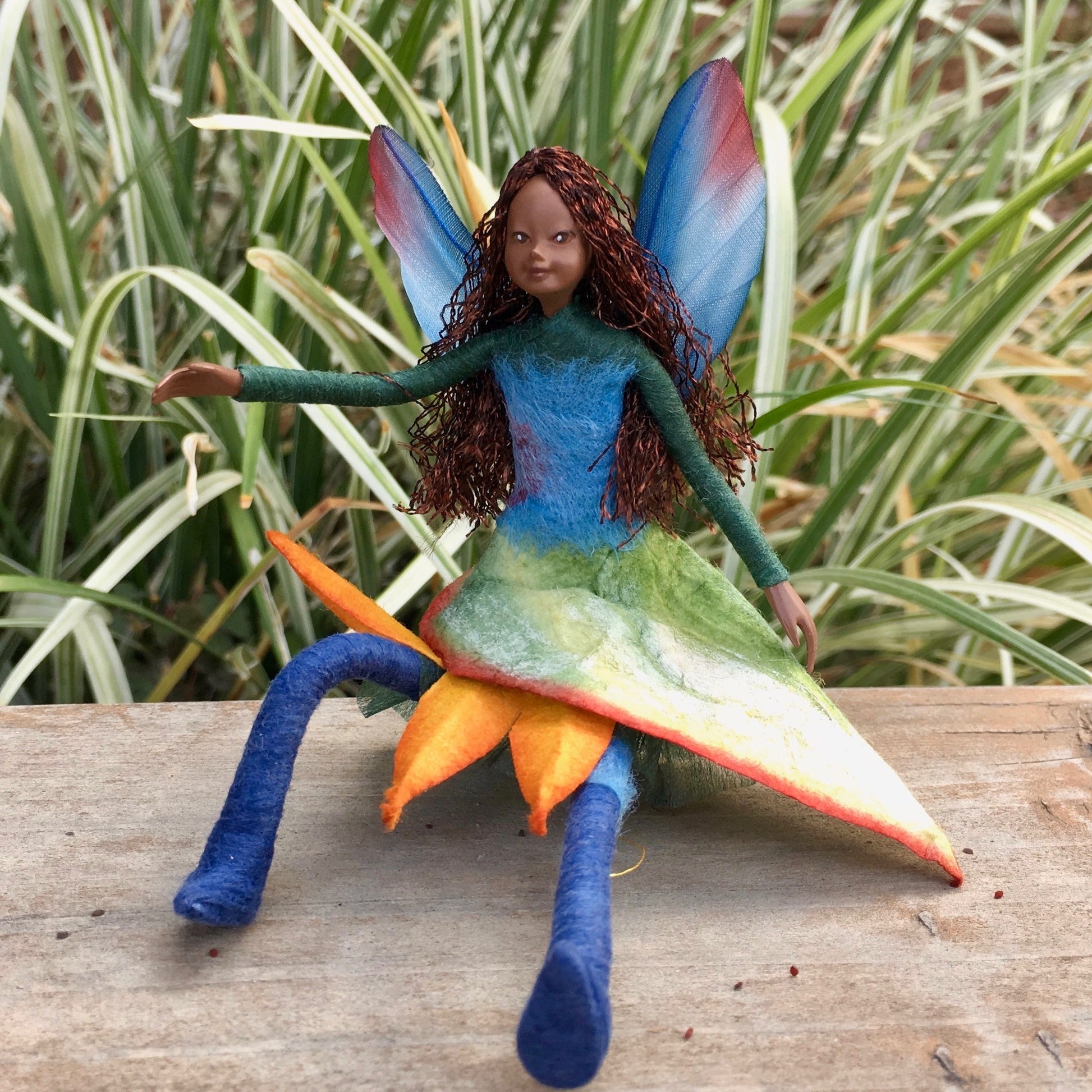Fae Folk® World Winged Flower Fairy Doll Zantie