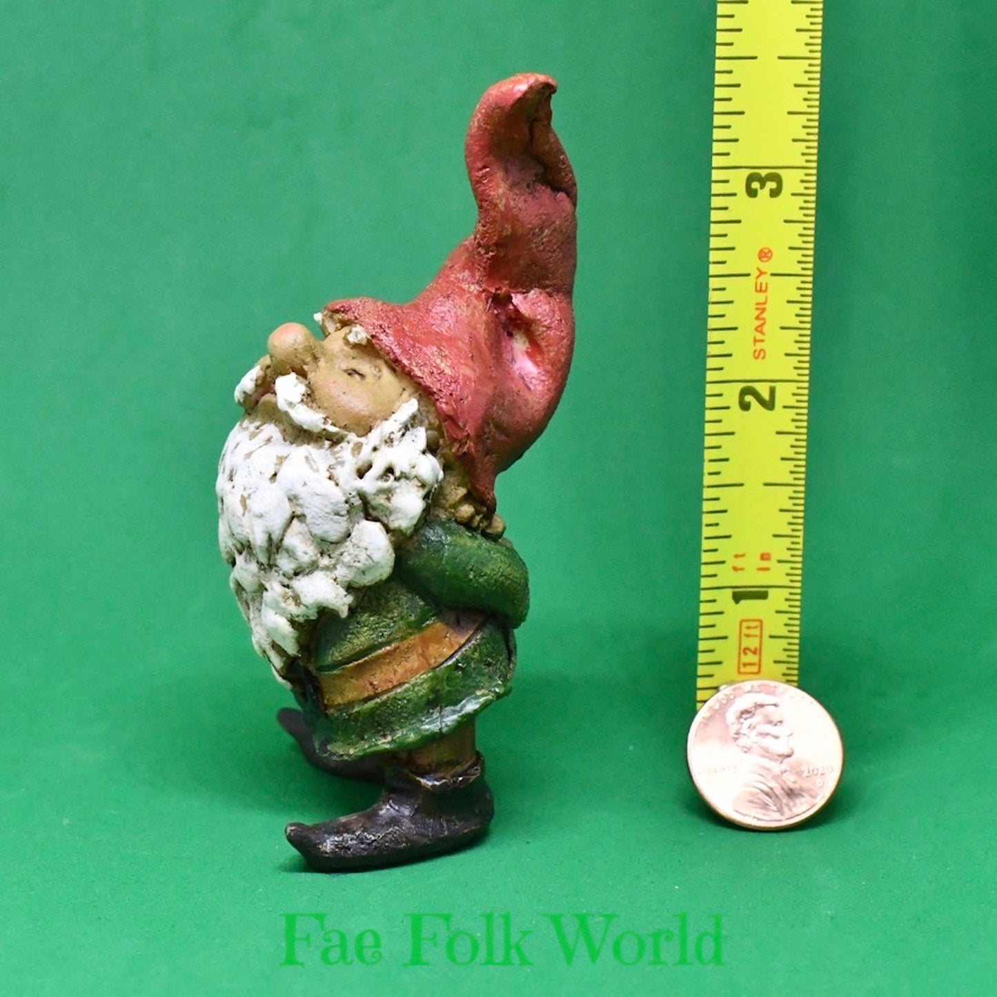 Mini Garden Gnome with Hands Behind Back