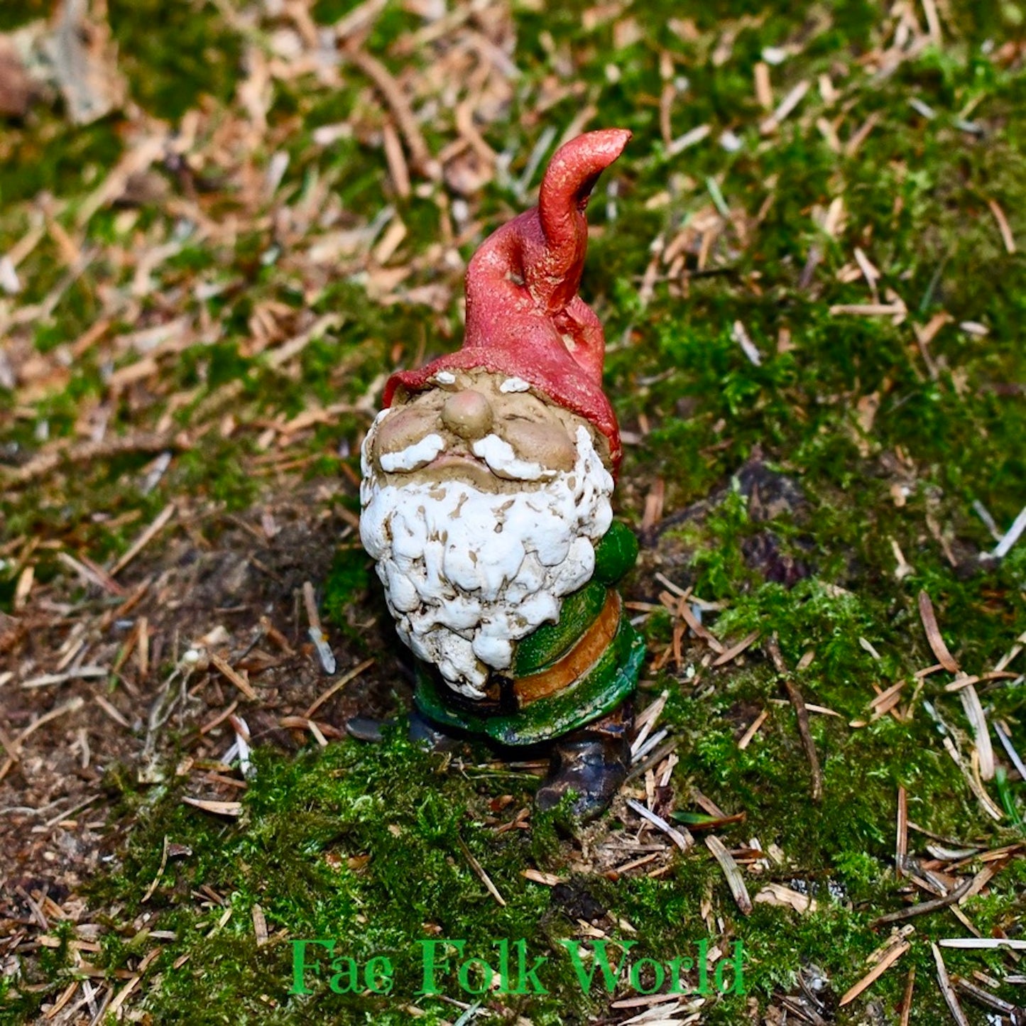 Mini Garden Gnome with Hands Behind Back