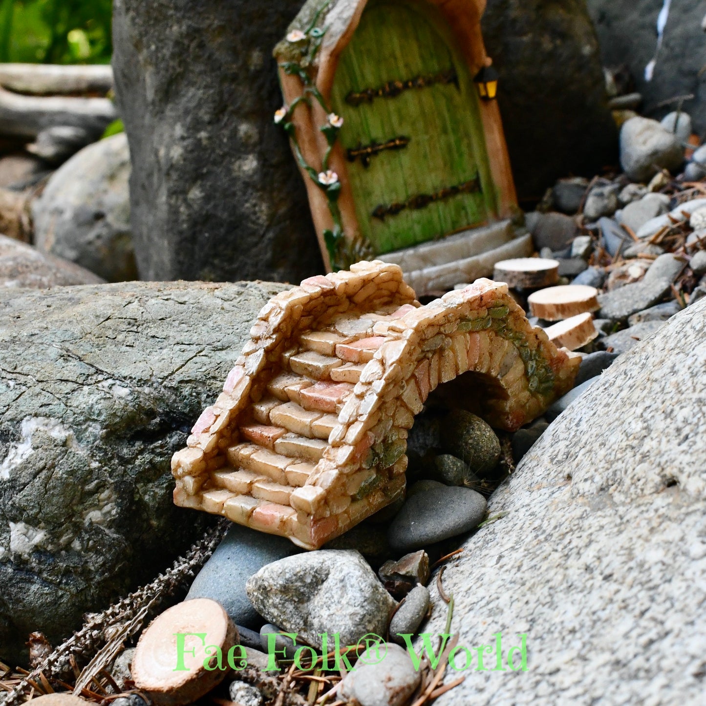 Fairy Garden Sm Cobblestone Bridge