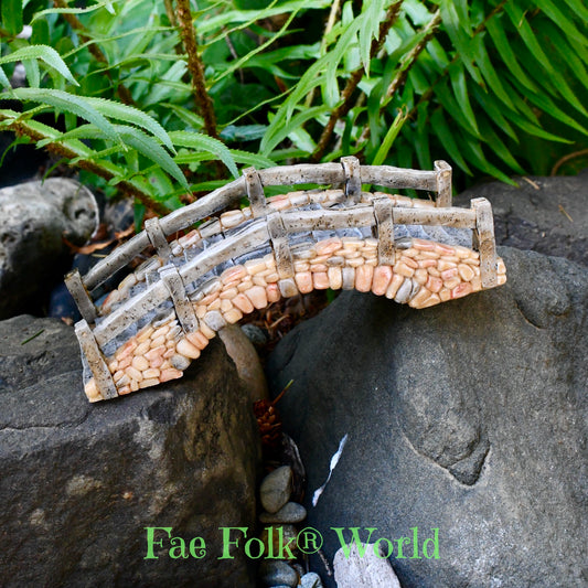 Fairy Garden Lg Cobblestone Bridge