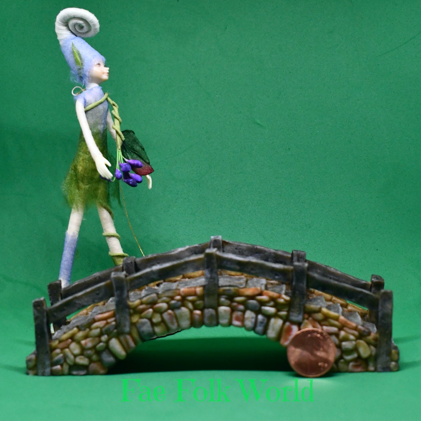 Fairy Garden Lg Cobblestone Bridge