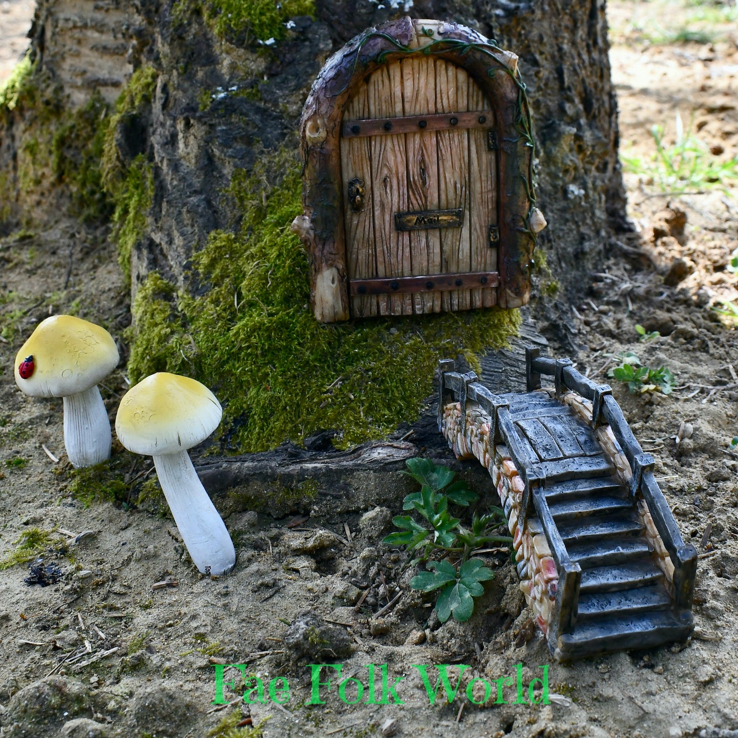 Fairy Garden Lg Cobblestone Bridge