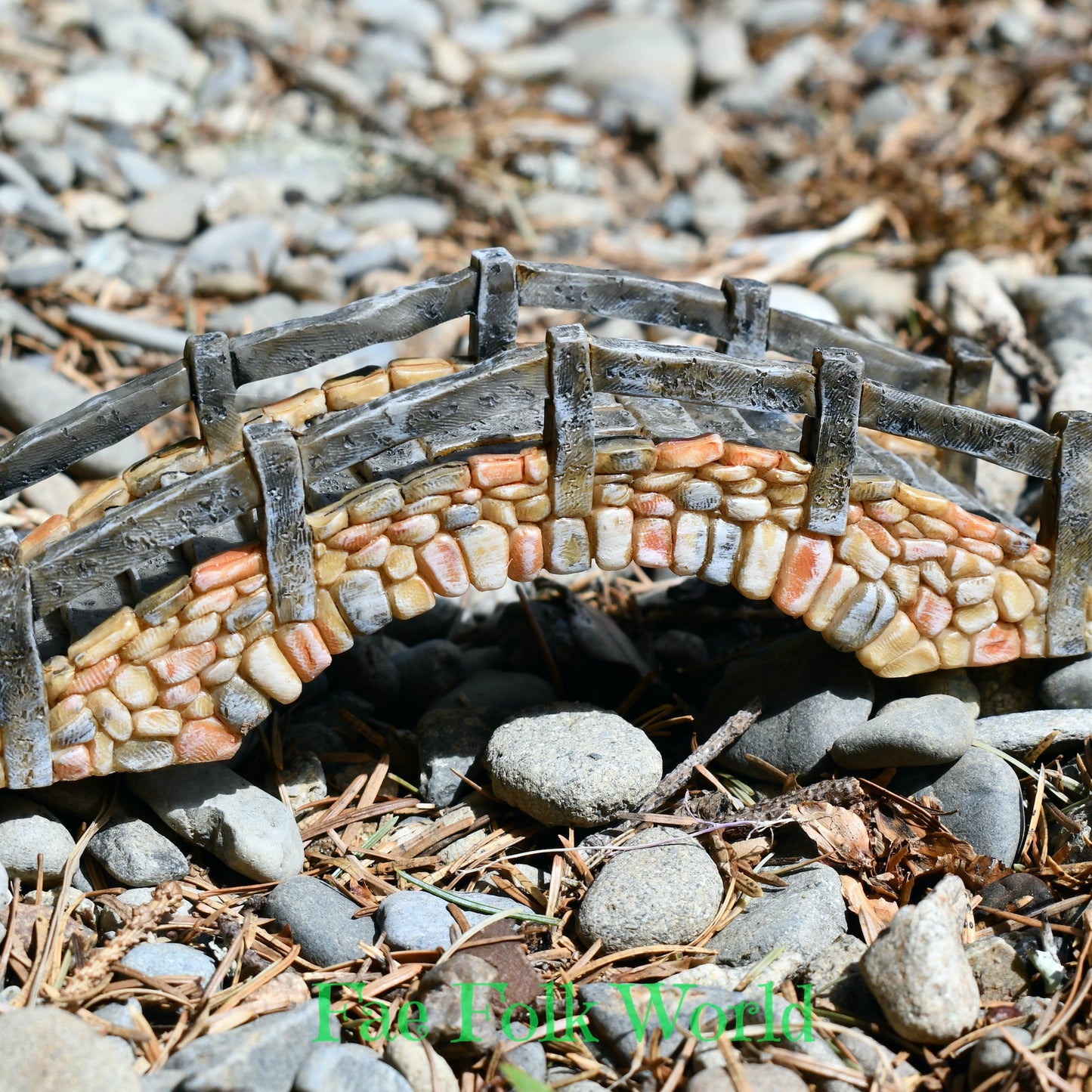 Fairy Garden Lg Cobblestone Bridge