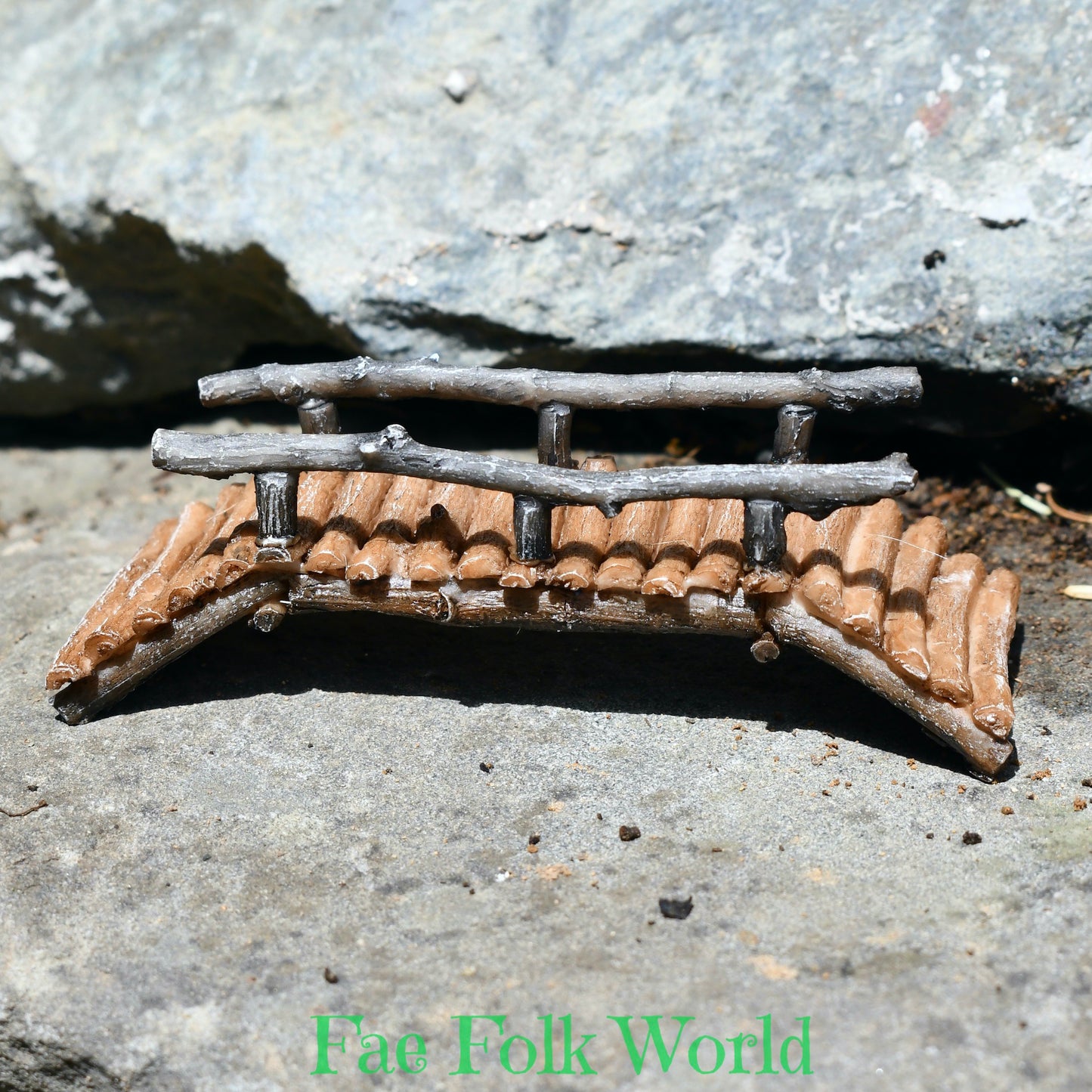 Fairy Garden Wooden Bridge